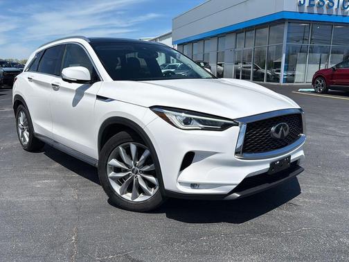Majestic White 2019 INFINITI QX50 ESSENTIAL