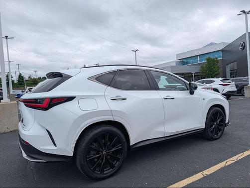 Ultra White 2025 Lexus NX 450h+ F SPORT Handling