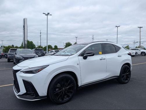 Ultra White 2025 Lexus NX 450h+ F SPORT Handling