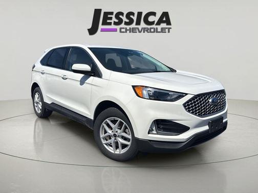 Star White Metallic Tri-Coat 2023 Ford Edge SEL