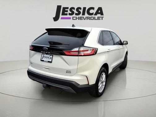 Star White Metallic Tri-Coat 2023 Ford Edge SEL