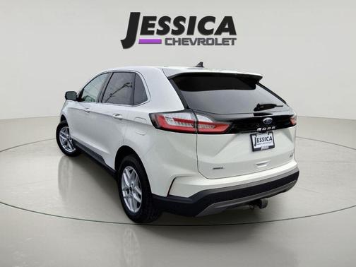Star White Metallic Tri-Coat 2023 Ford Edge SEL