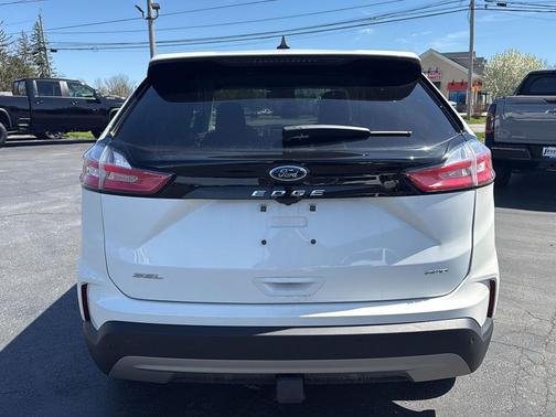 Star White Metallic Tri-Coat 2023 Ford Edge SEL