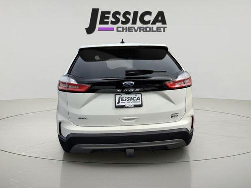 Star White Metallic Tri-Coat 2023 Ford Edge SEL