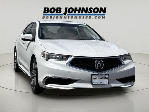 Platinum White Pearl 2020 Acura TLX Technology