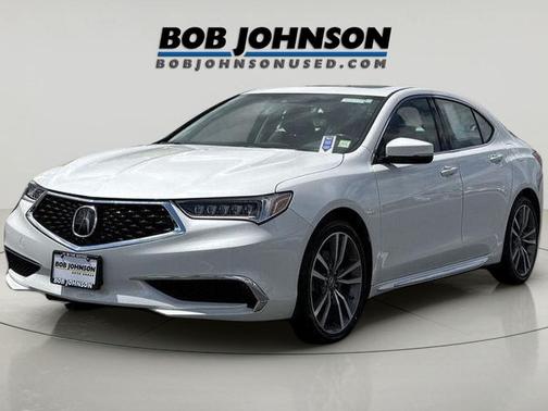 Platinum White Pearl 2020 Acura TLX Technology