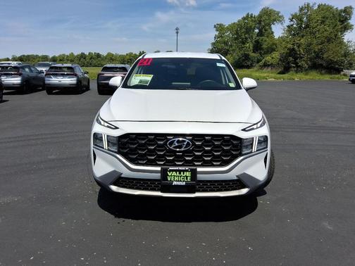 Quartz White 2021 Hyundai SANTA FE SE