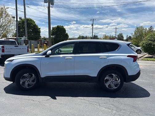 Quartz White 2021 Hyundai SANTA FE SE