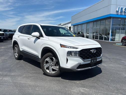 Quartz White 2021 Hyundai SANTA FE SE
