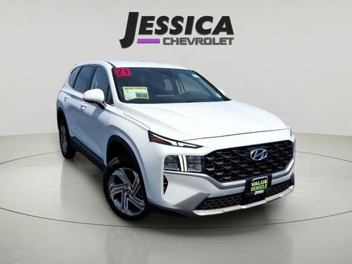 Quartz White 2021 Hyundai SANTA FE SE