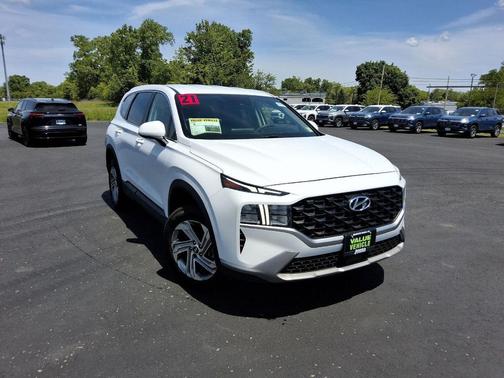 Quartz White 2021 Hyundai SANTA FE SE