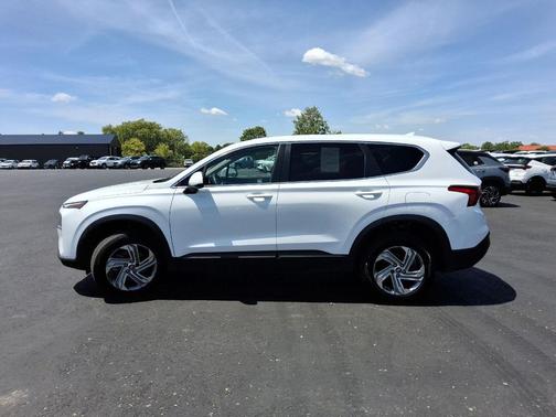 Quartz White 2021 Hyundai SANTA FE SE
