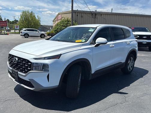 Quartz White 2021 Hyundai SANTA FE SE