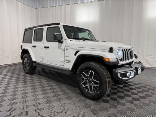 Bright White 2024 Jeep Wrangler 4-Door Sahara