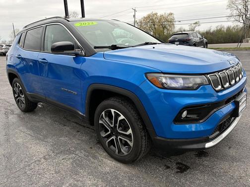 Laser Blue Pearlcoat 2022 Jeep Compass Limited