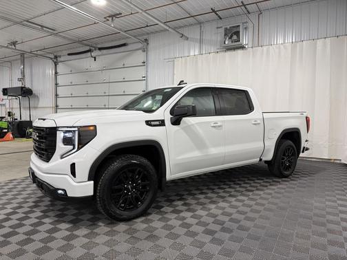 Summit White 2025 GMC Sierra 1500 Elevation