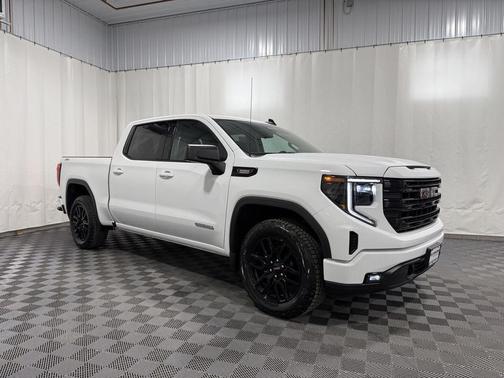 Summit White 2025 GMC Sierra 1500 Elevation