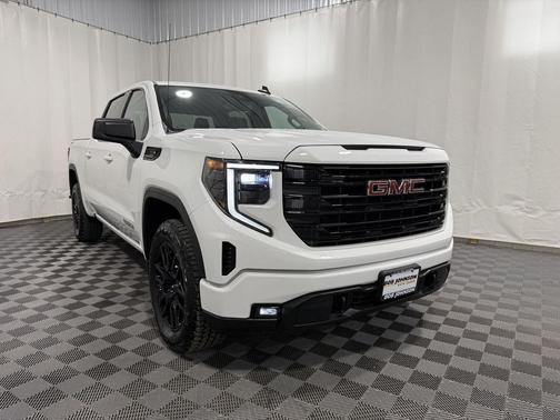 Summit White 2025 GMC Sierra 1500 Elevation