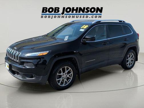 Diamond Black Crystal Pearlcoat 2018 Jeep Cherokee Latitude Plus