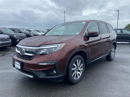 Deep Scarlet Pearl 2021 Honda Pilot AWD EX-L