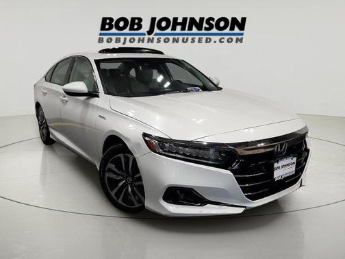 Platinum White Pearl 2021 Honda Accord Hybrid EX
