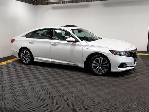 Platinum White Pearl 2021 Honda Accord Hybrid EX