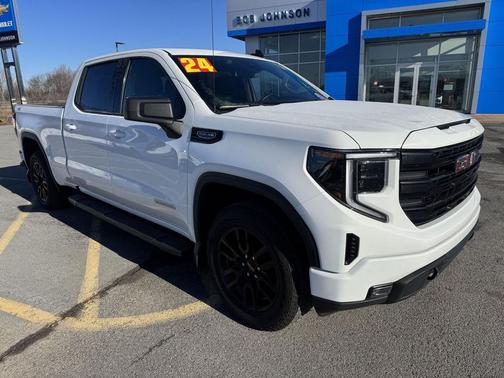 Summit White 2024 GMC Sierra 1500 Elevation