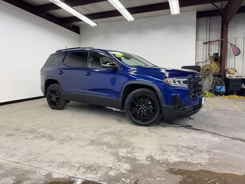 Ultra Blue Metallic 2023 GMC Acadia AWD SLT