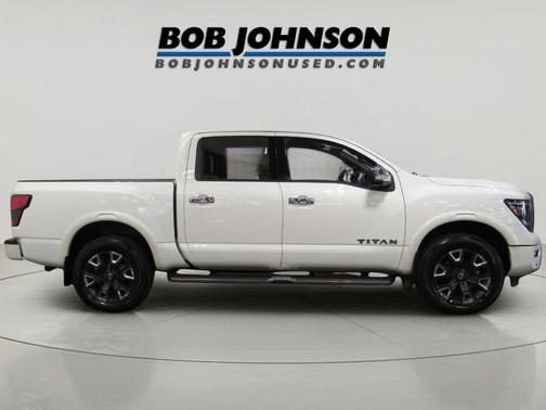 Pearl White 2023 Nissan Titan Platinum Reserve