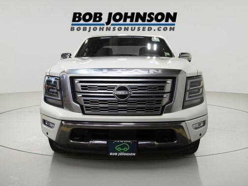 Pearl White 2023 Nissan Titan Platinum Reserve