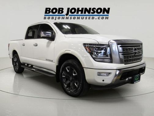 Pearl White 2023 Nissan Titan Platinum Reserve