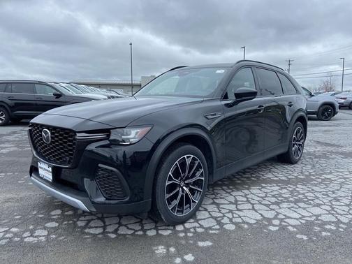 Jet Black Mica 2025 Mazda CX-70 PHEV Premium Plus Package