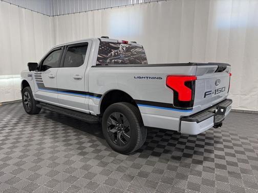 Space White Metallic 2025 Ford F-150 Lightning Flash