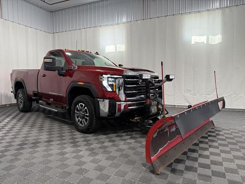 Volcanic Red Tintcoat 2024 GMC Sierra 3500 SLE