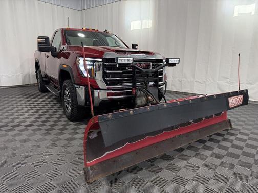 Volcanic Red Tintcoat 2024 GMC Sierra 3500 SLE