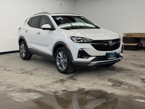 White Frost Tricoat 2023 Buick Encore GX Essence