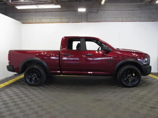 Delmonico Red Pearlcoat 2022 RAM 1500 Classic Warlock Quad Cab 4x4 6'4' Box