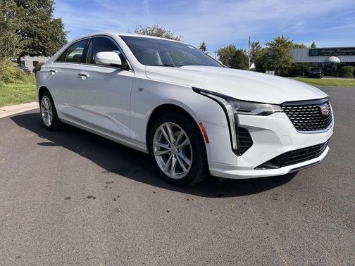 Summit White 2026 Cadillac CT4 Luxury RWD