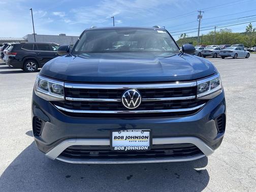 Tourmaline Blue Metallic 2022 Volkswagen Atlas Cross Sport 3.6L V6 SE w/Technology