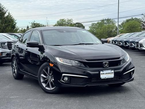Crystal Black Pearl 2021 Honda Civic EX