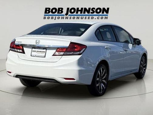 White Orchid Pearl 2015 Honda Civic 4DSD
