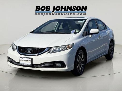 White Orchid Pearl 2015 Honda Civic 4DSD