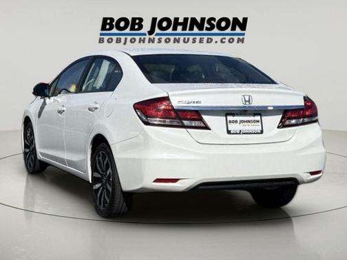 White Orchid Pearl 2015 Honda Civic 4DSD