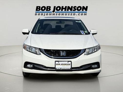 White Orchid Pearl 2015 Honda Civic 4DSD