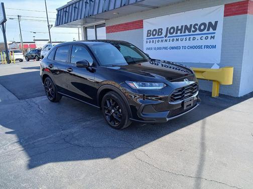 Crystal Black Pearl 2024 Honda HR-V AWD Sport