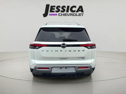 Pearl White Tricoat 2024 Nissan Pathfinder Platinum 4WD