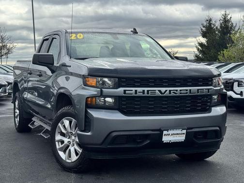 Satin Steel Metallic 2020 Chevrolet Silverado 1500 Custom