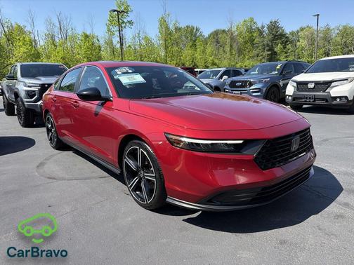 Radiant Red Metallic 2023 Honda Accord Hybrid Sport