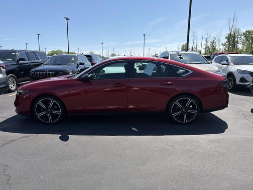 Radiant Red Metallic 2023 Honda Accord Hybrid Sport