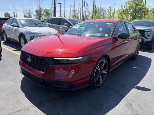 Radiant Red Metallic 2023 Honda Accord Hybrid Sport